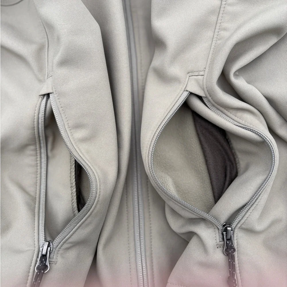 Pre Owned Size XL Columbia Mens Fleece Lined 3 Pocket Khaki Performance Jacket